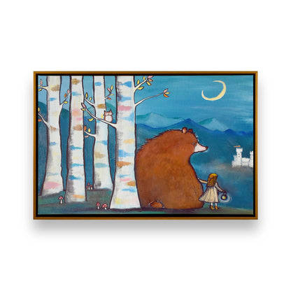 [Color:Polished Gold], Picture of art in a Polished Gold frame