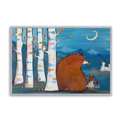 [Color:Polished Chrome], Picture of art in a Polished Chrome frame