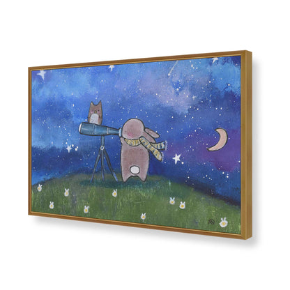 [Color:Polished Gold], Picture of art in a Polished Gold frame of the corner