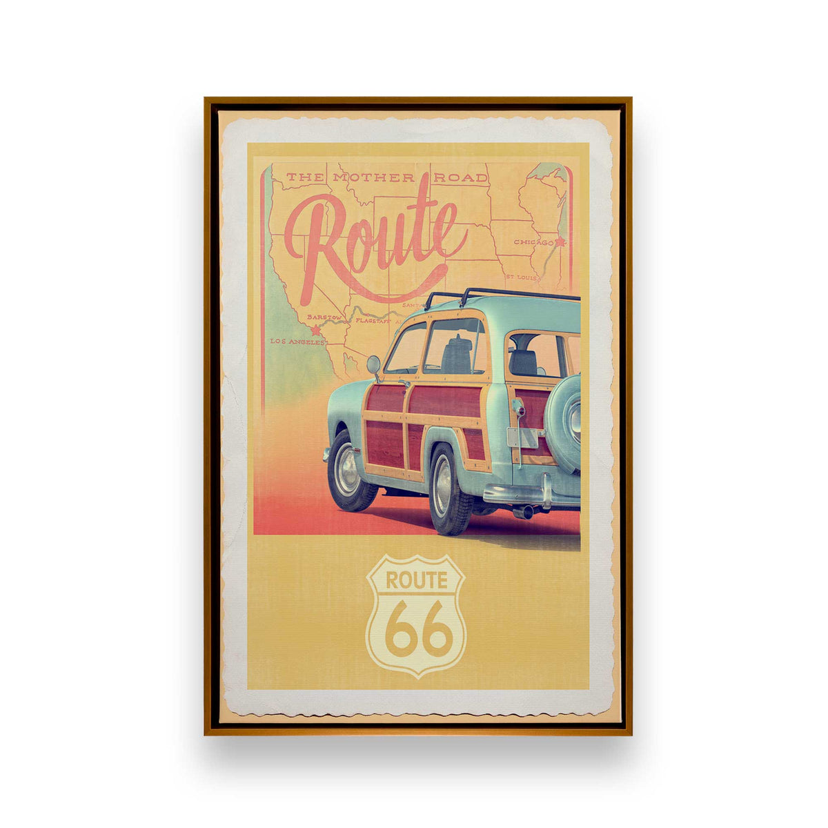 [Color:Polished Gold], Picture of art in a Polished Gold frame