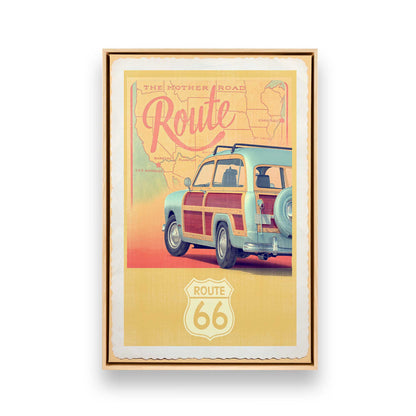 [Color:American Maple], Picture of art in a American Maple frame