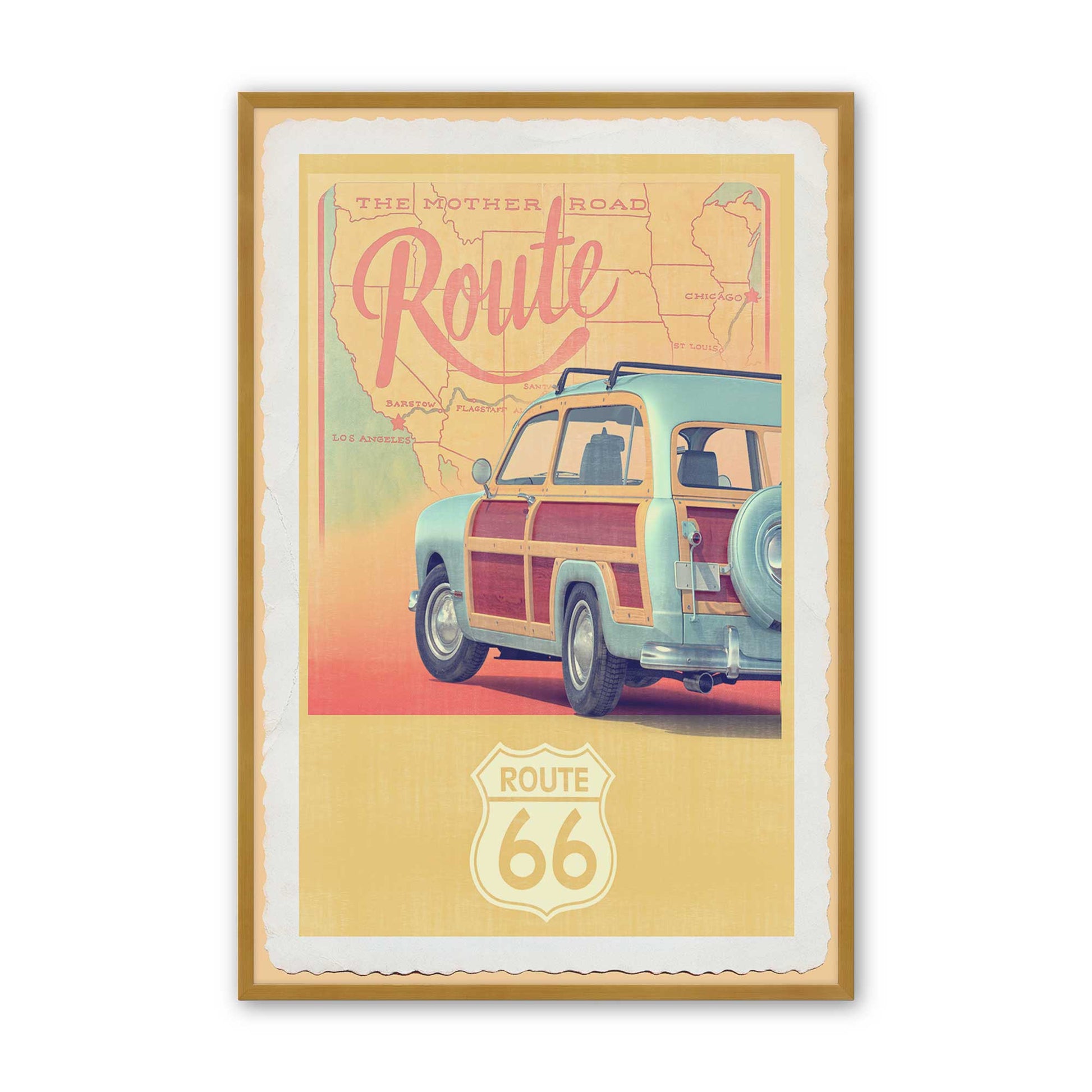 [Color:Polished Gold], Picture of art in a Polished Gold frame