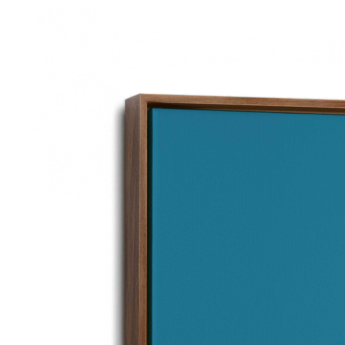 [Color:Walnut], Picture of art in a Walnut frame at an angle