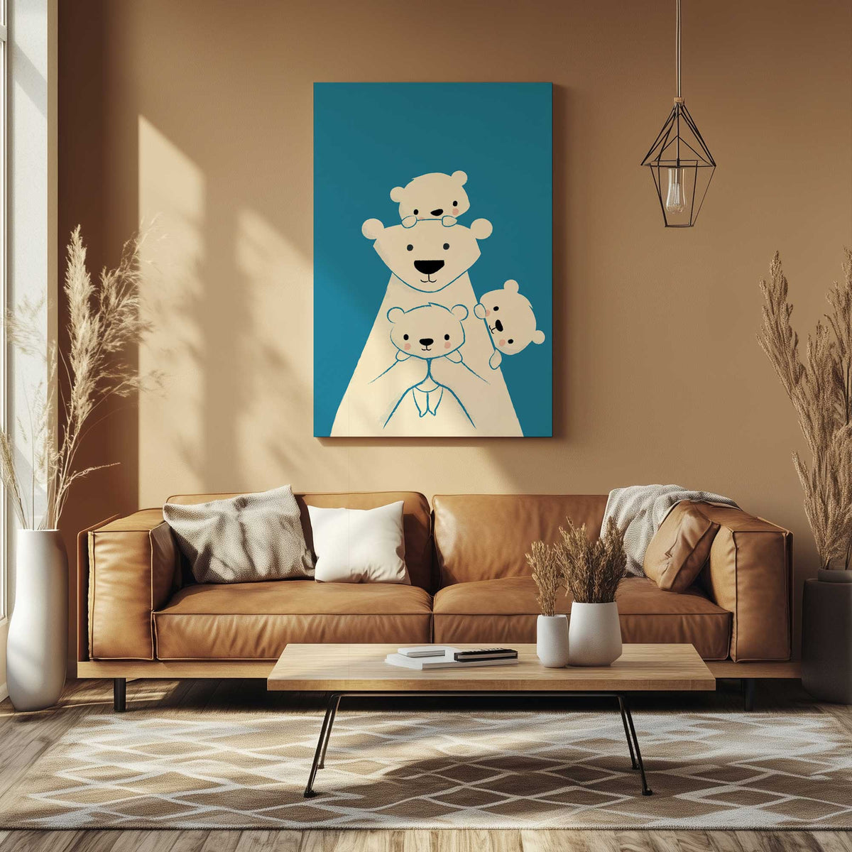 Picture of art in a room