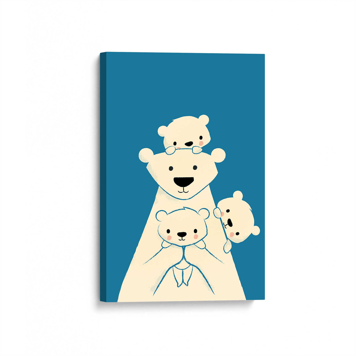 [Color:Stretched Canvas], Picture of art at an angle