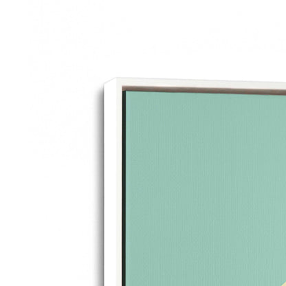 [Color:Opaque White], Picture of art in a White frame at an angle