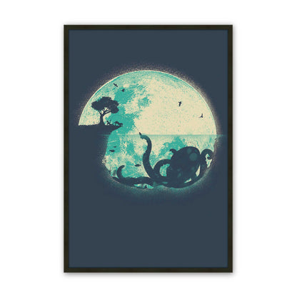 [Color:Satin Black], Picture of art in a Satin Black frame