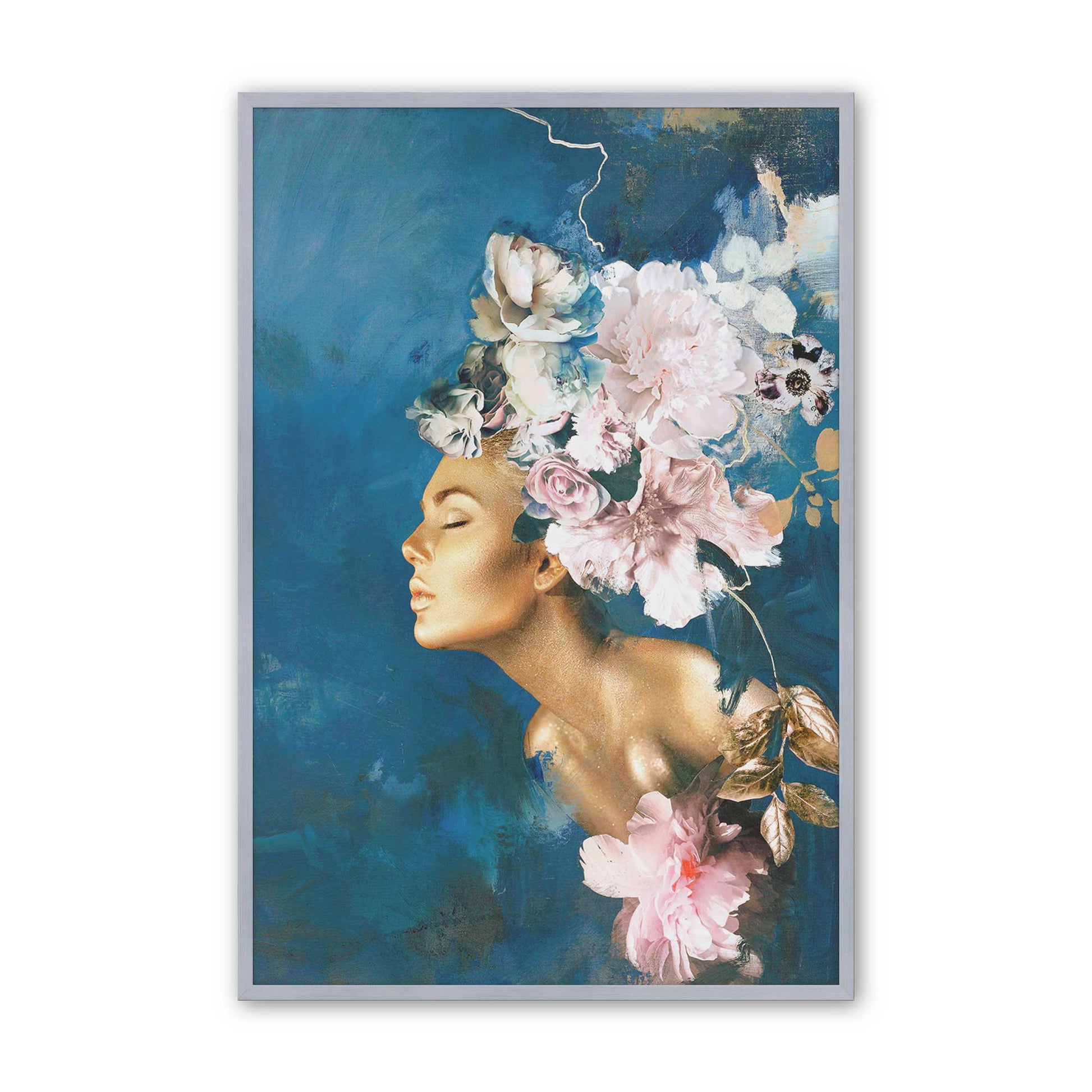 [Color:Polished Chrome], Picture of art in a Polished Chrome frame