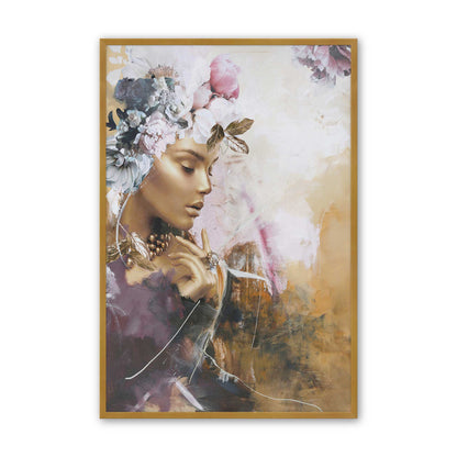 [Color:Polished Gold], Picture of art in a Polished Gold frame