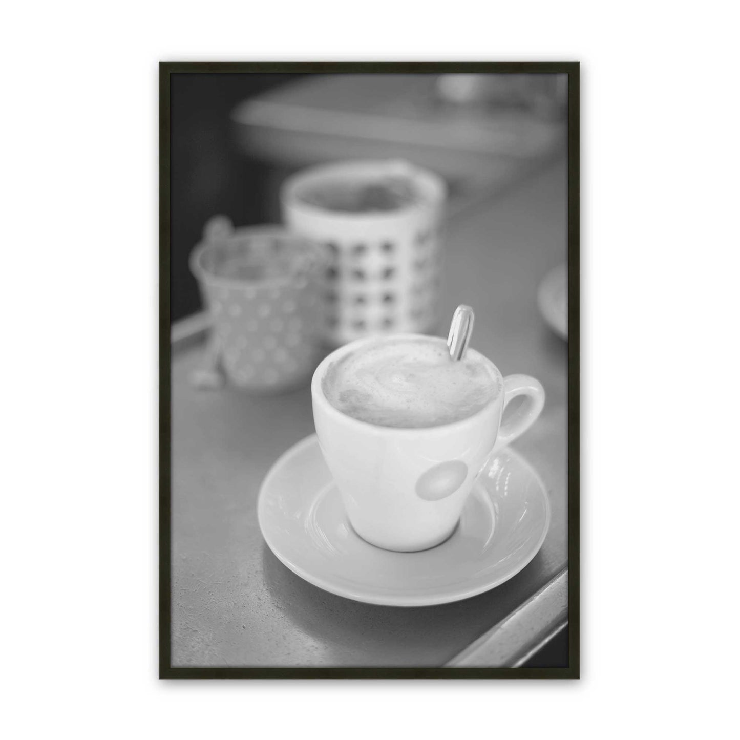 [Color:Satin Black], Picture of art in a Satin Black frame