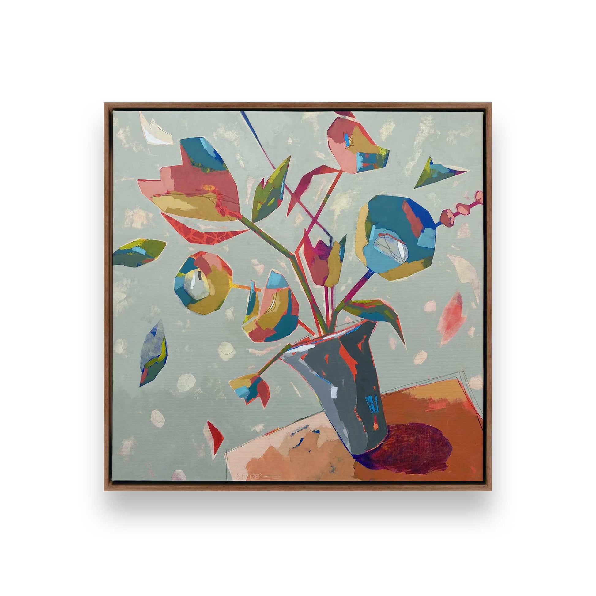 [Color:Walnut], Picture of art in a Walnut frame