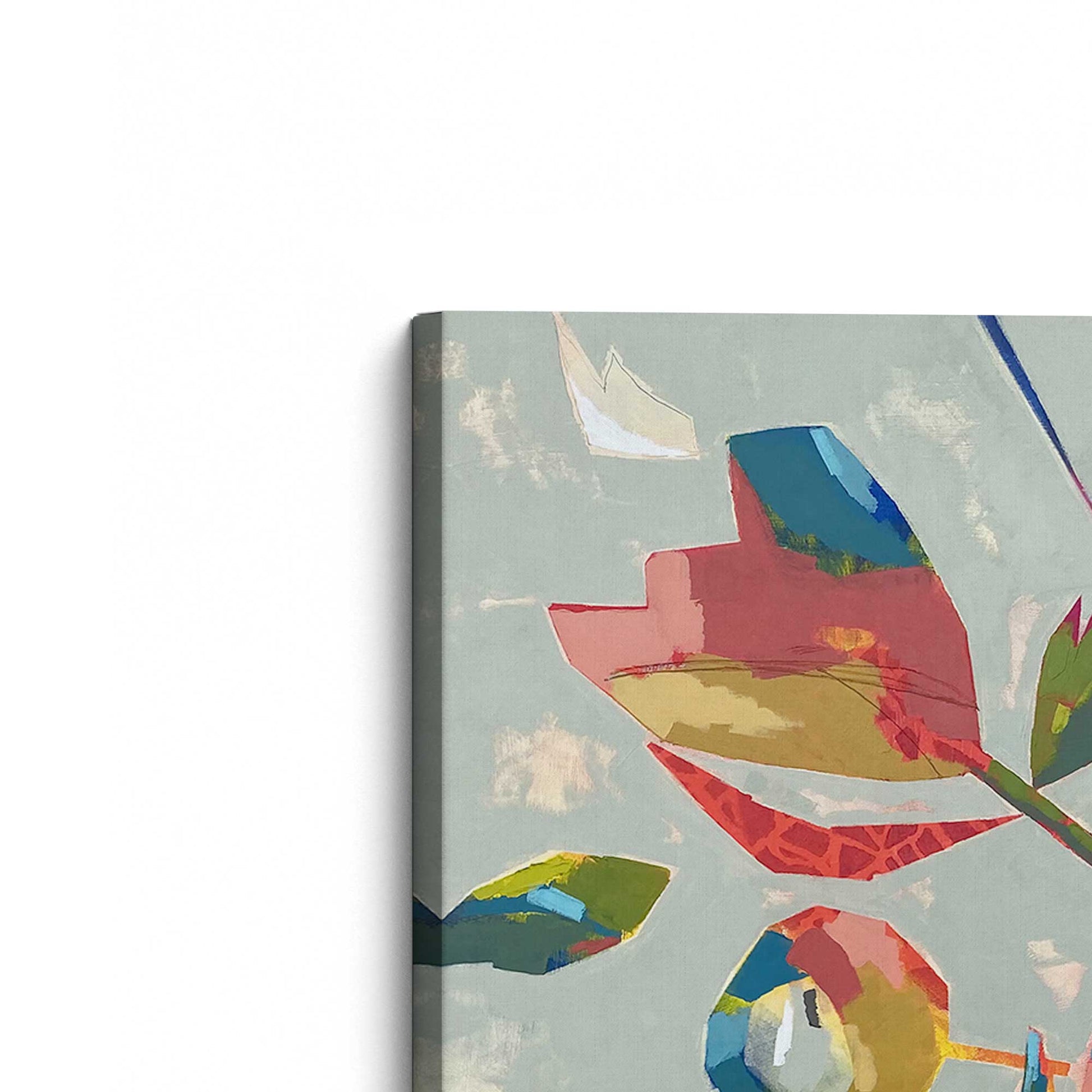 [Color:Stretched Canvas], Picture of the corner of the art