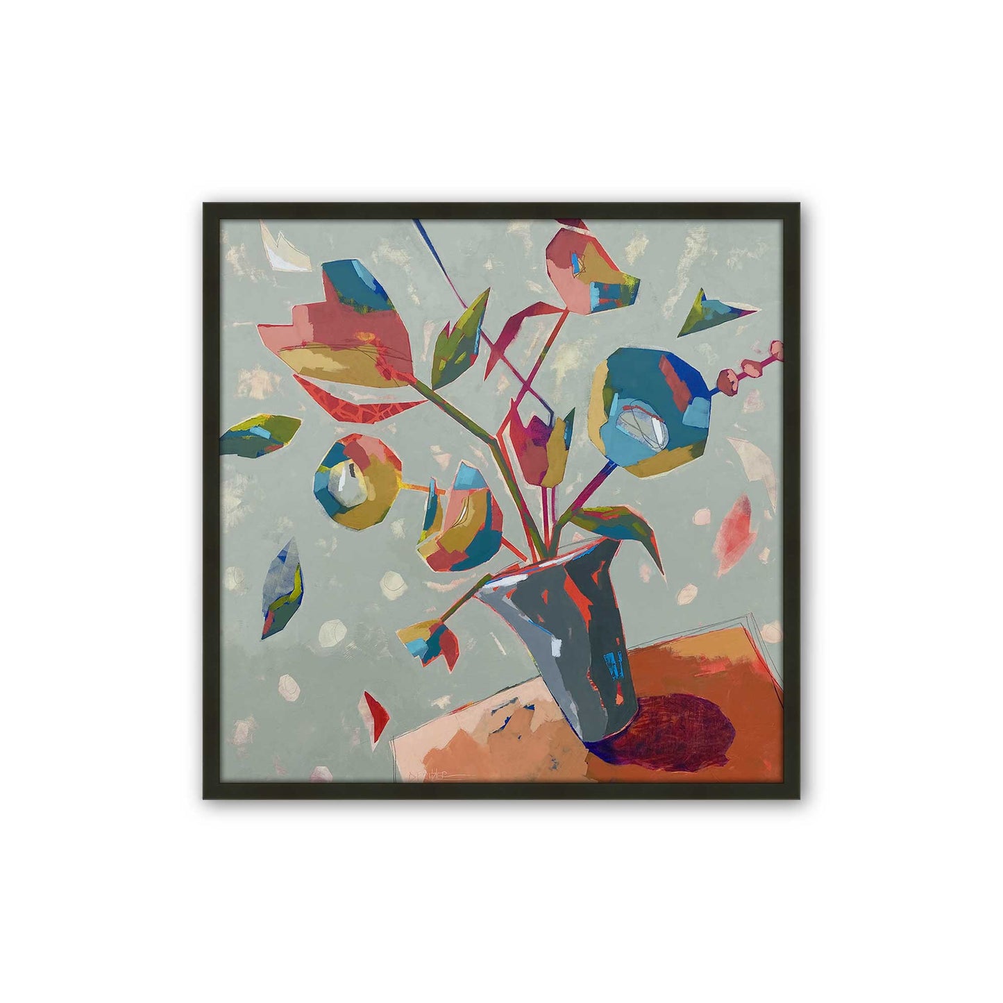 [Color:Satin Black], Picture of art in a Satin Black frame