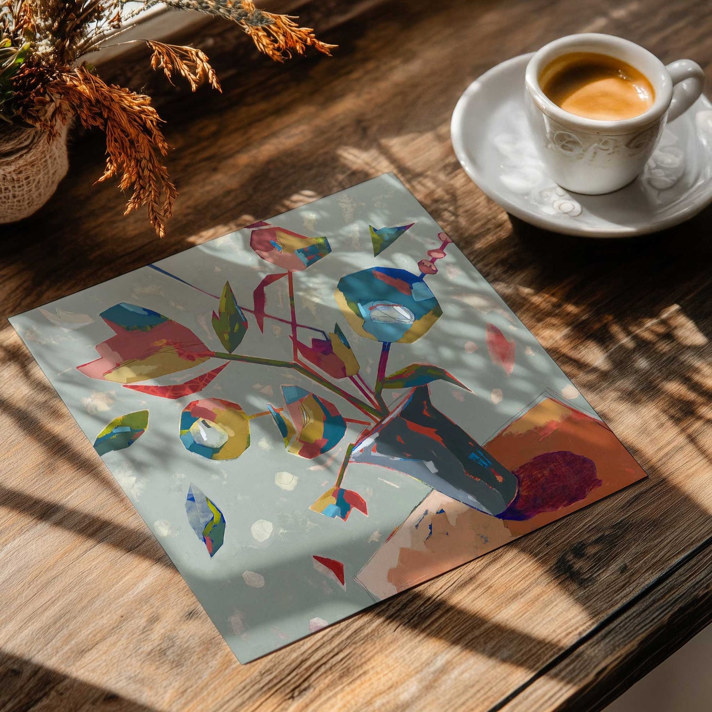 [Color:Rolled Print], Picture of close up of art