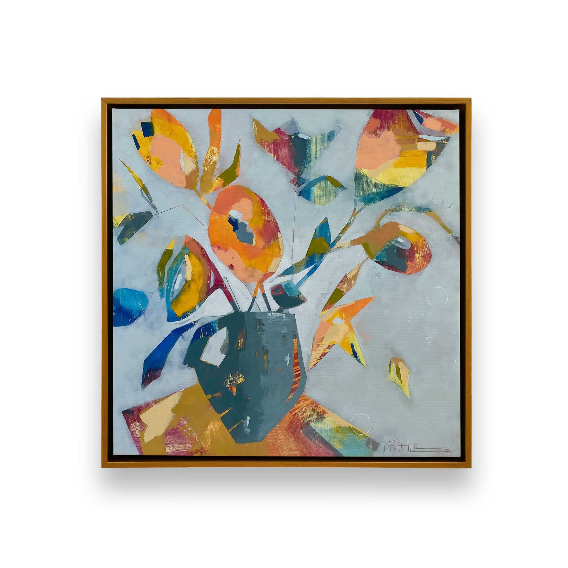 [Color:Polished Gold], Picture of art in a Polished Gold frame