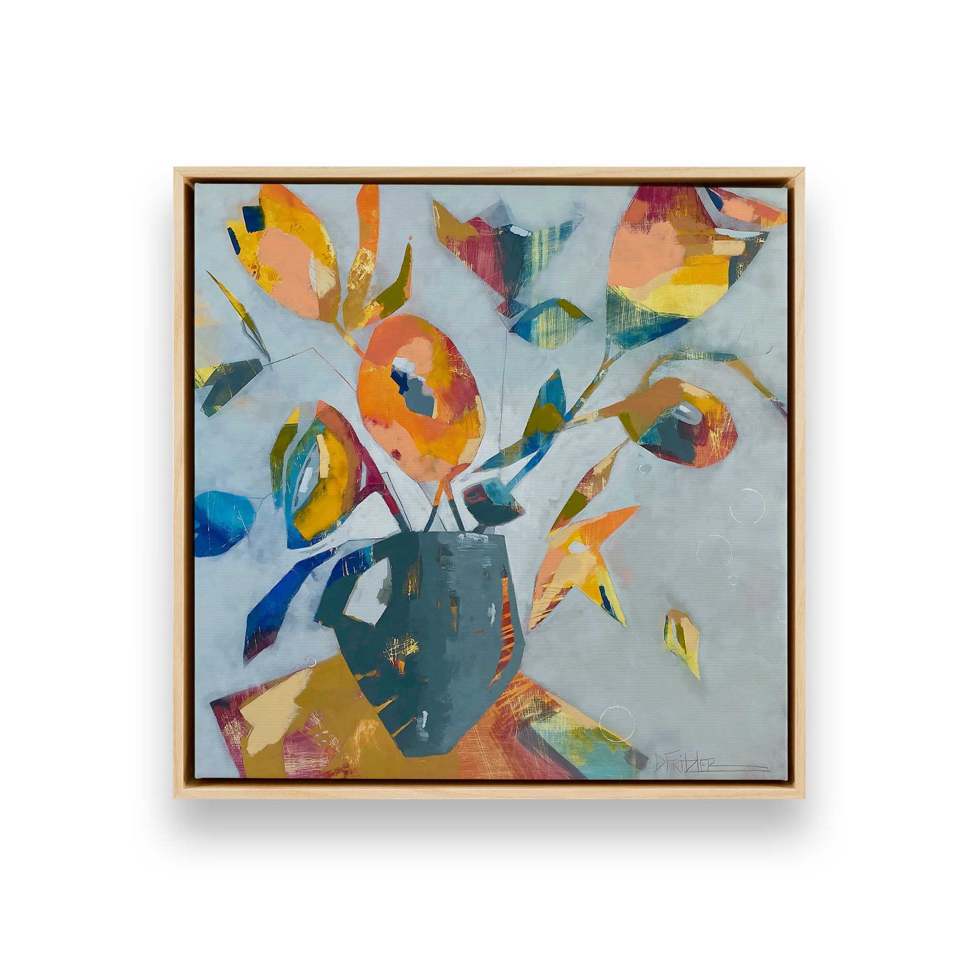 [Color:American Maple], Picture of art in a American Maple frame