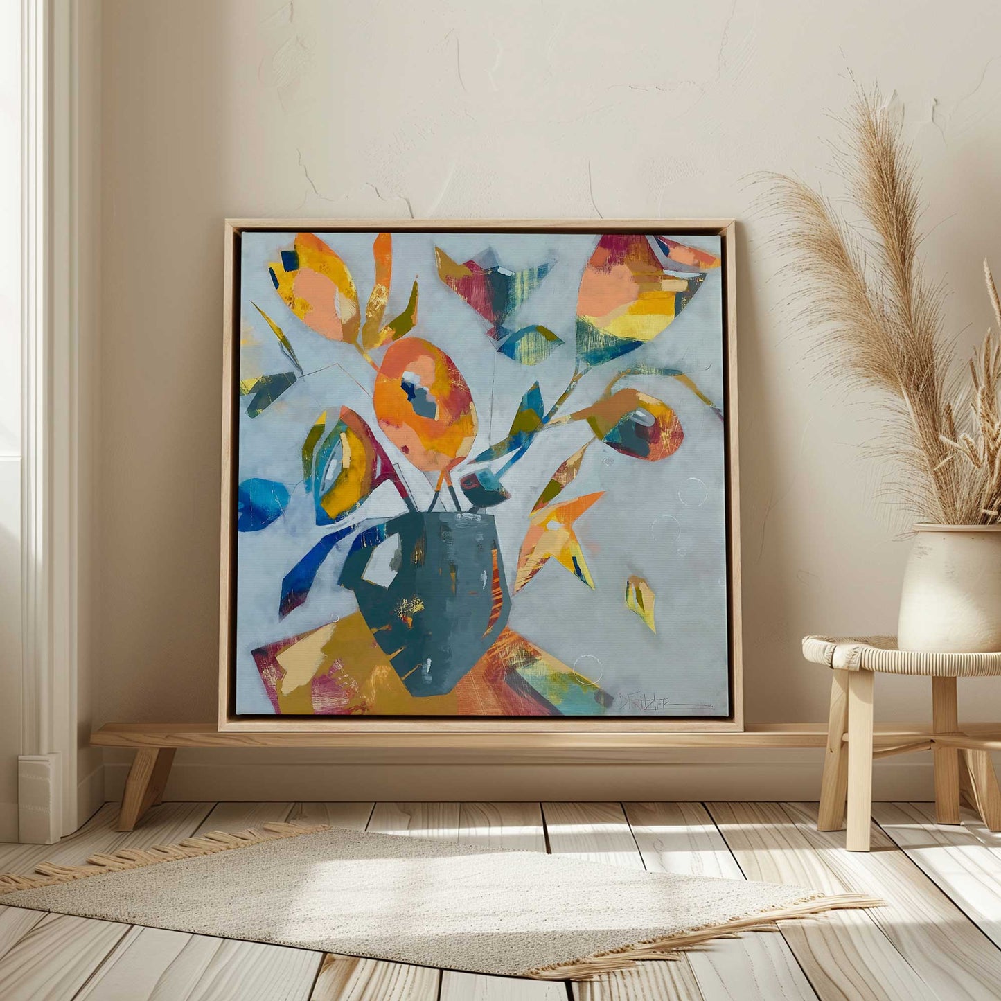 Picture of art in a room