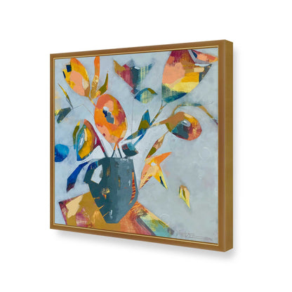 [Color:Polished Gold], Picture of art in a Polished Gold frame of the corner