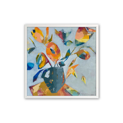 [Color:Opaque White], Picture of art in a Opaque White frame