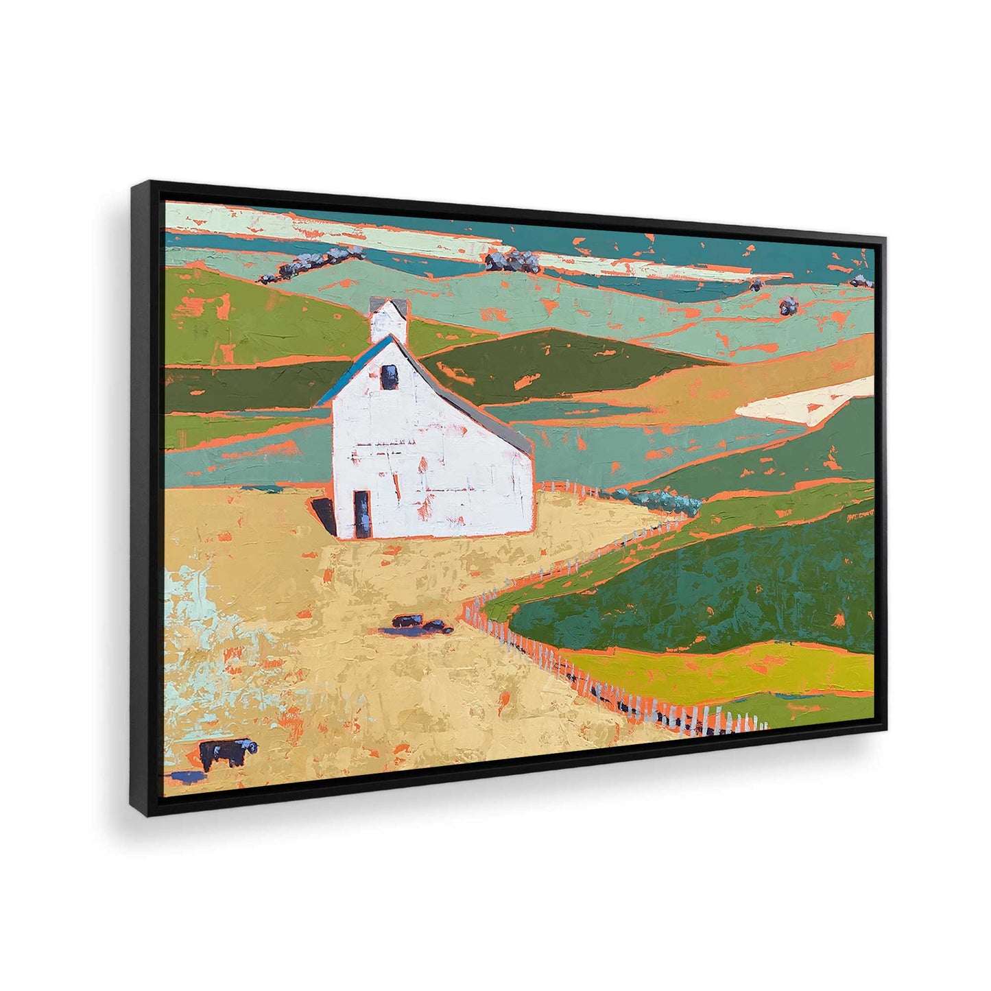 [Color:Satin Black], Picture of the corner of the art
