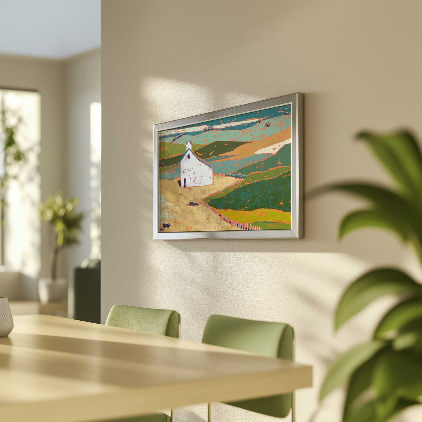 Picture of art in a room