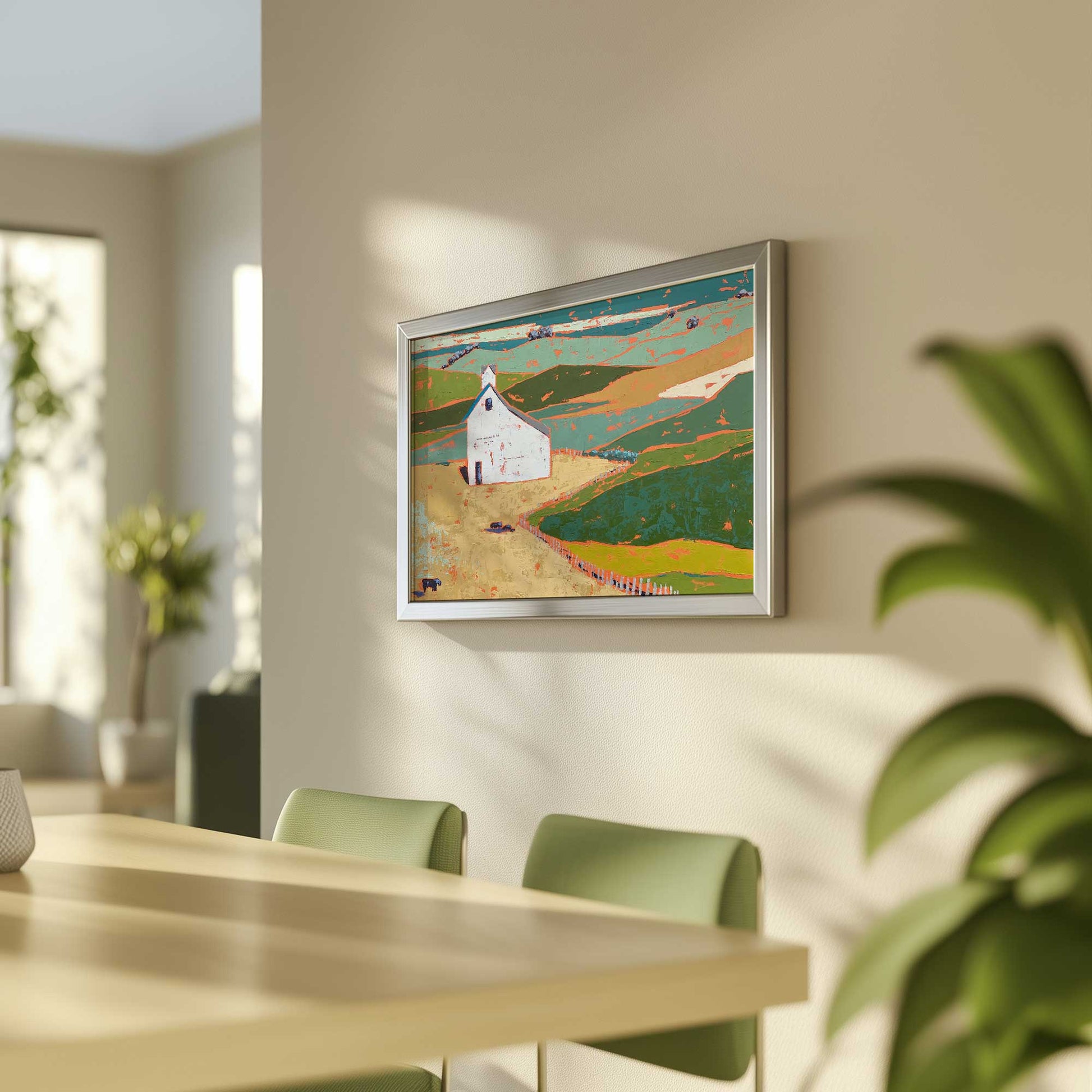 Picture of art in a room