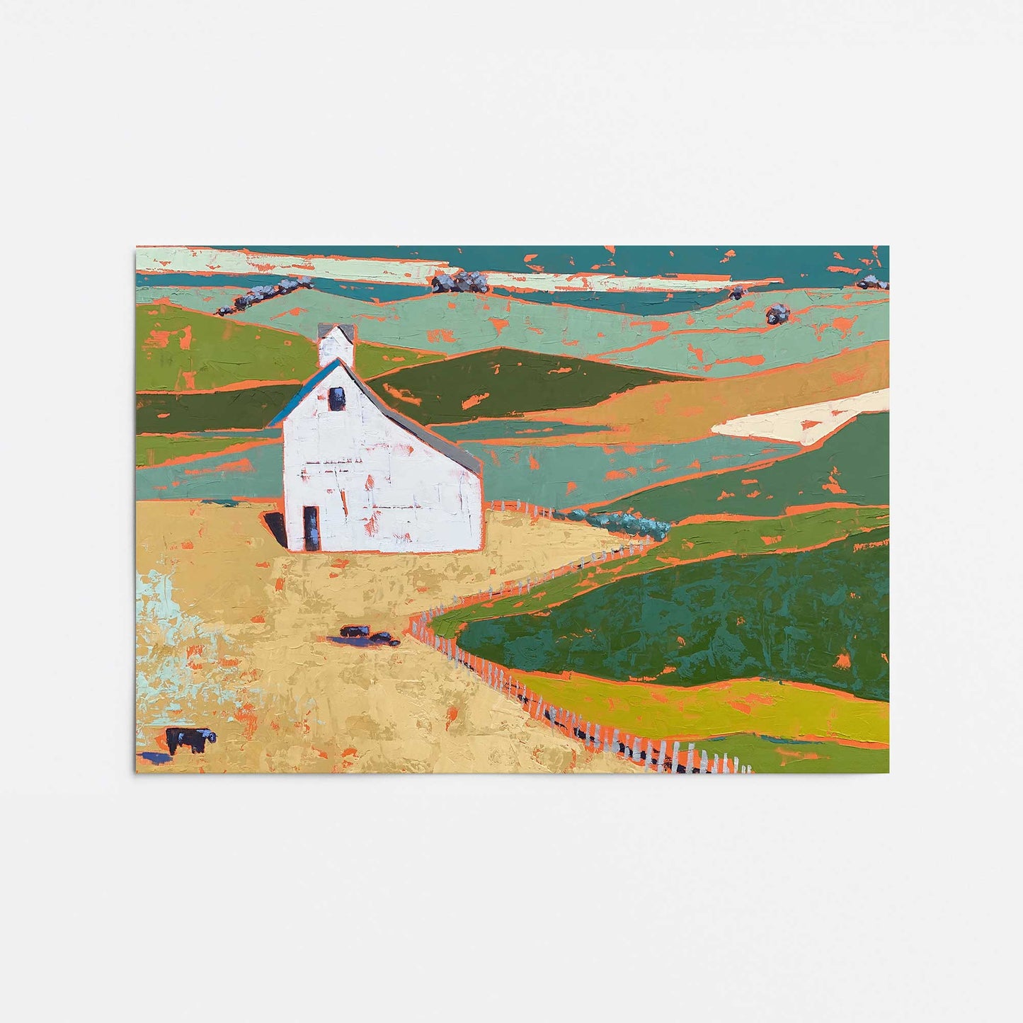 [Color:Rolled Print], Picture of close up of art