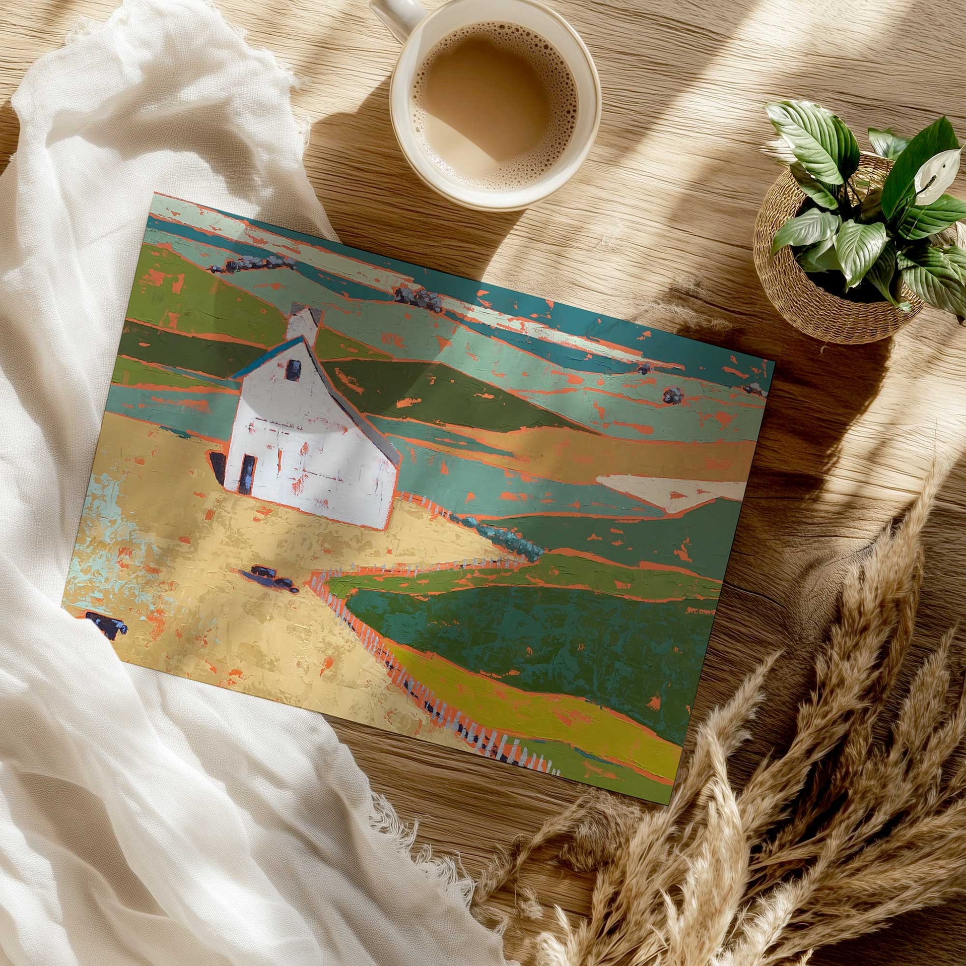 [Color:Rolled Print], Picture of close up of art