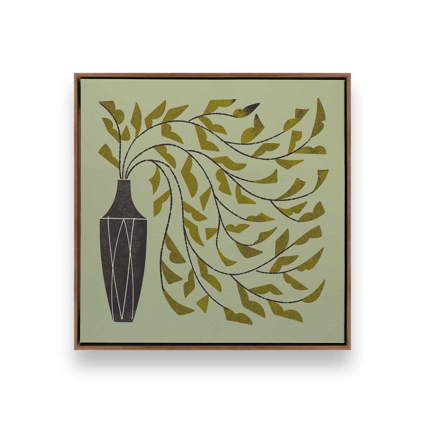 [Color:Walnut], Picture of art in a Walnut frame