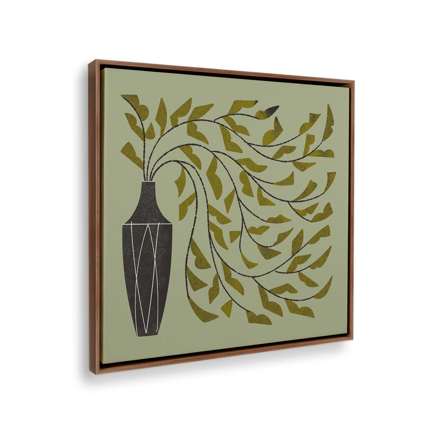 [Color:Walnut], Picture of the corner of the art