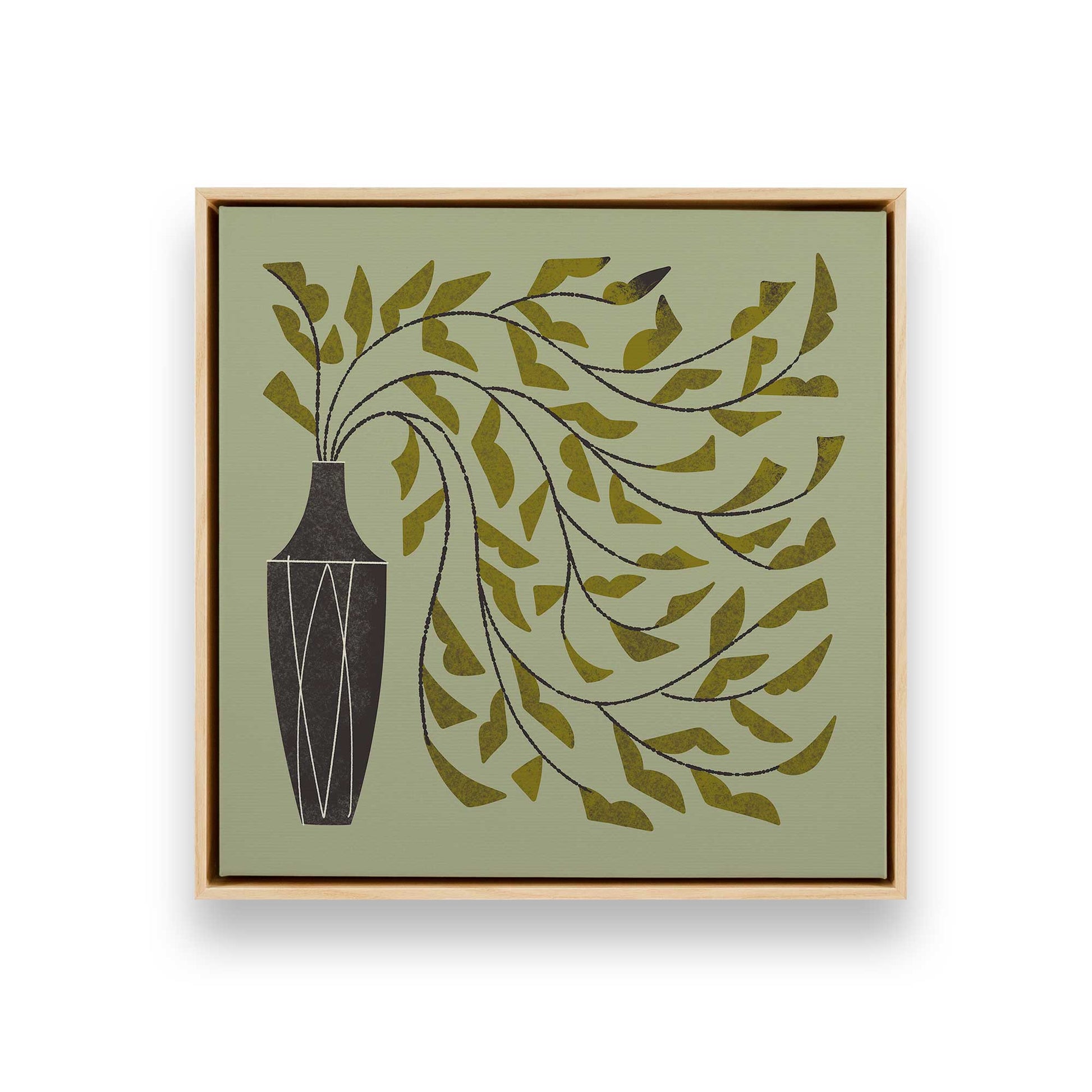 [Color:American Maple], Picture of art in a American Maple frame