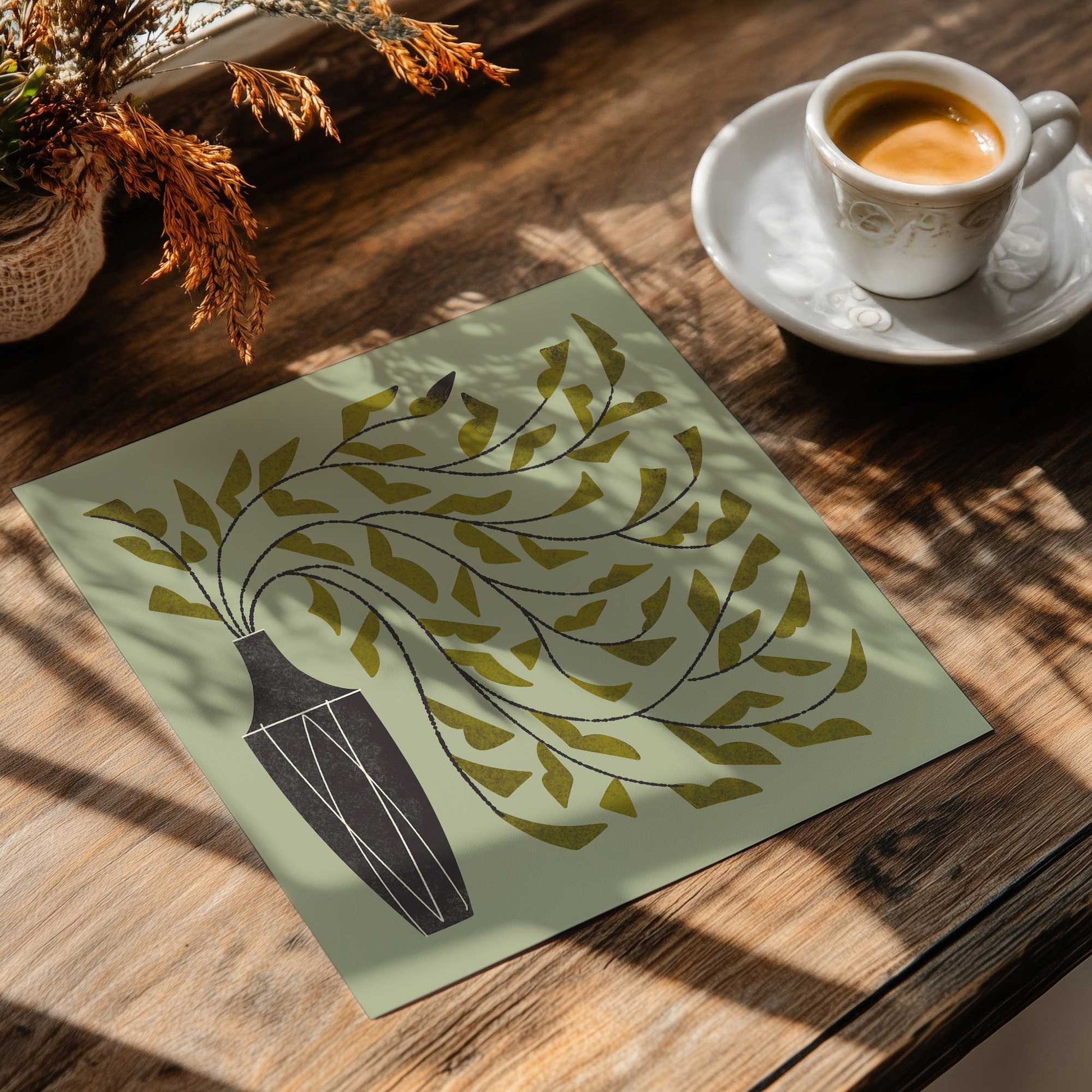 [Color:Rolled Print], Picture of close up of art