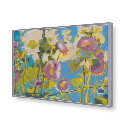 [Color:Polished Chrome], Picture of art in a Polished Chrome frame of the corner