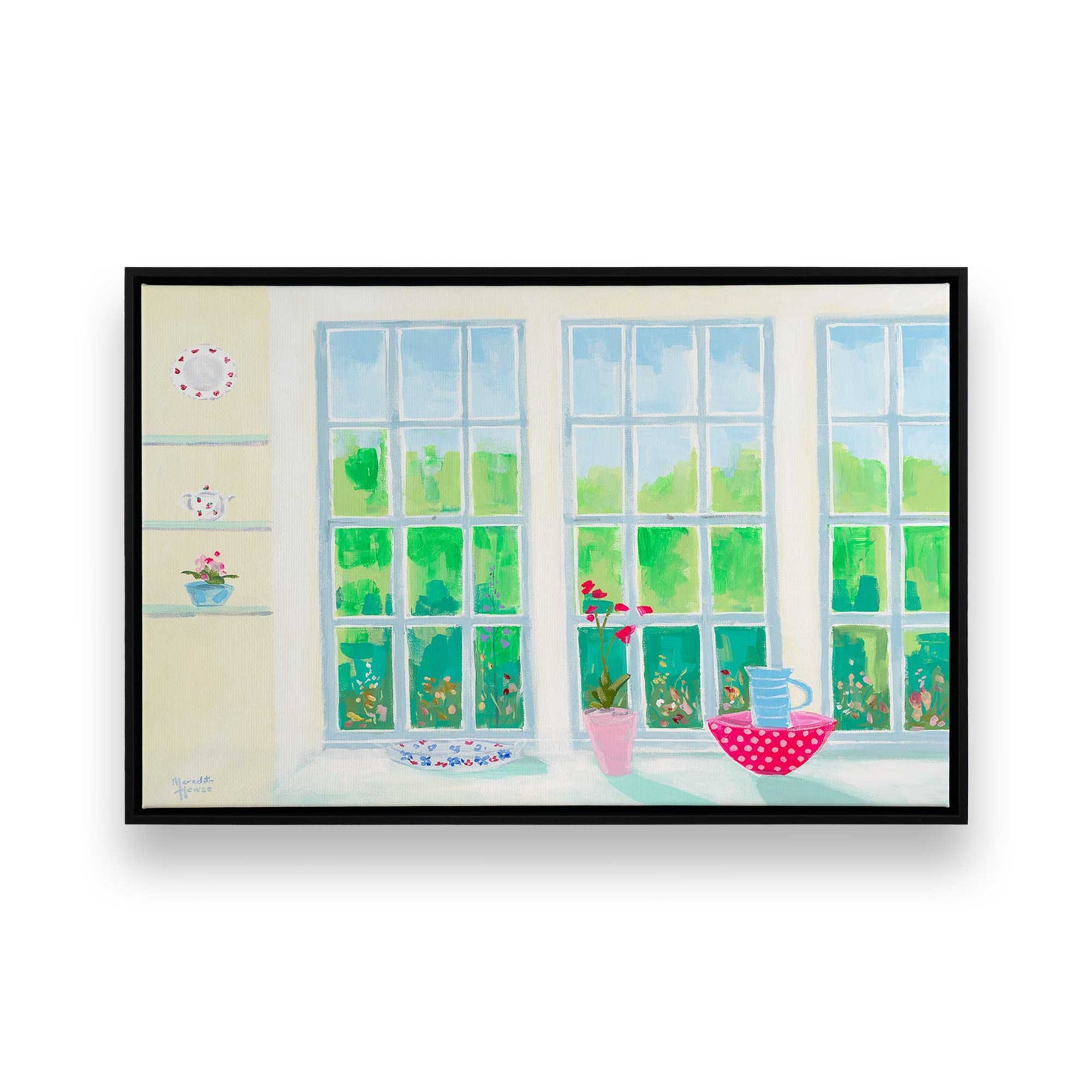 [Color:Satin Black], Picture of art in a Satin Black frame