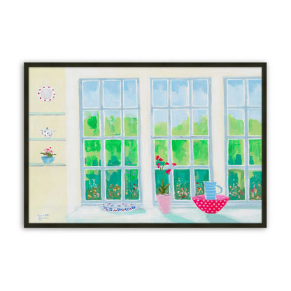[Color:Satin Black], Picture of art in a Satin Black frame