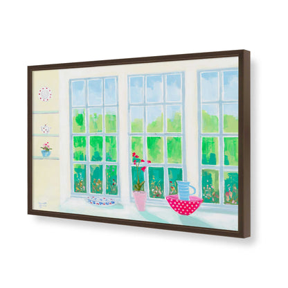 [Color:Belvinder Brown], Picture of art in a Belvinder Brown frame of the corner