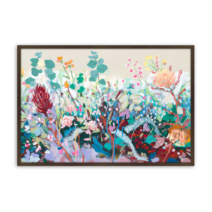 [Color:Brown], Picture of art in a Brown frame