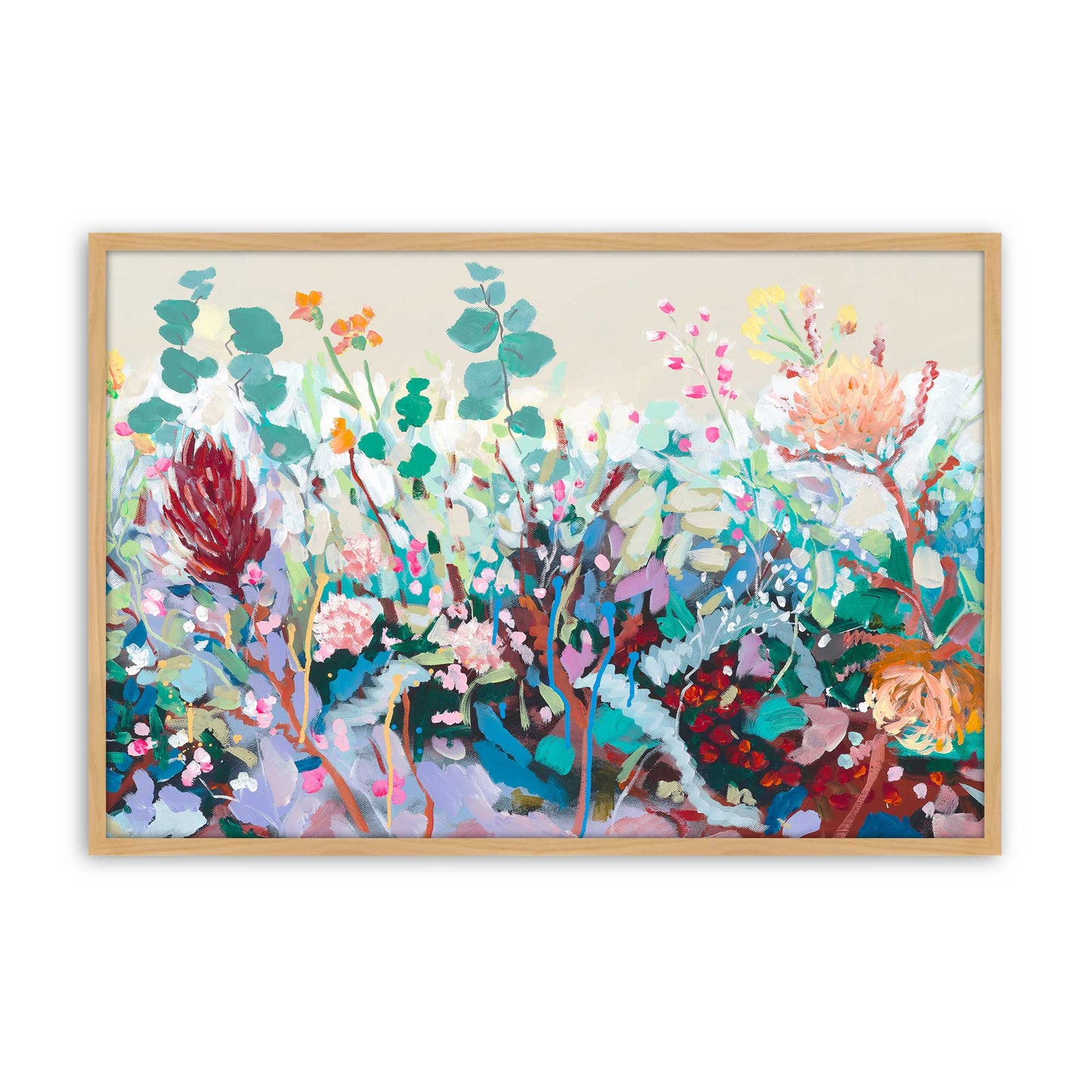 [Color:American Maple], Picture of art in a American Maple frame