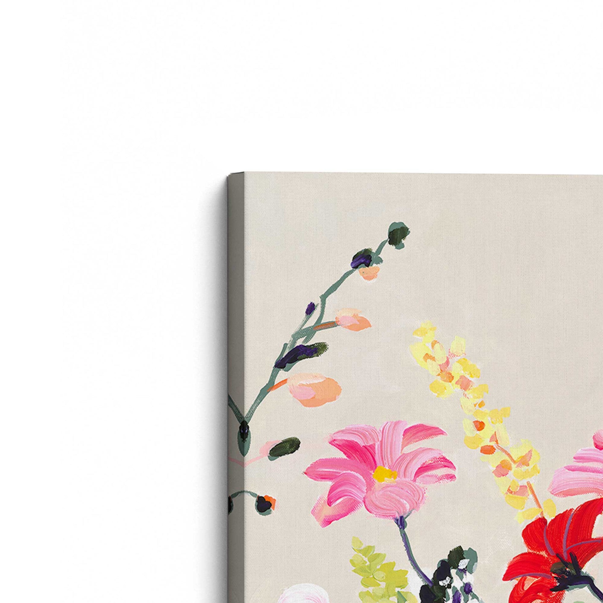 [Color:Stretched Canvas], Picture of the corner of the art