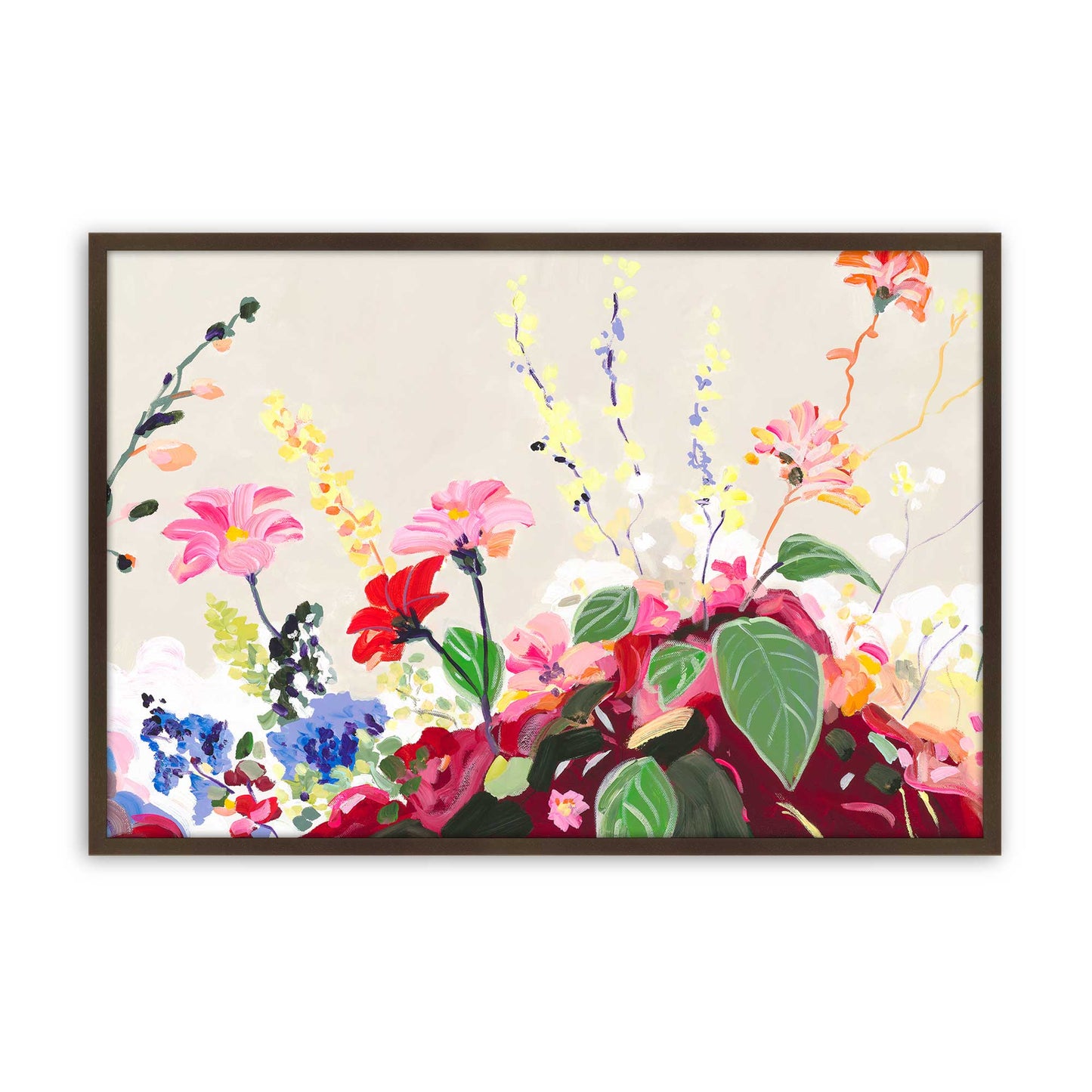 [Color:Belvinder Brown], Picture of art in a Belvinder Brown frame