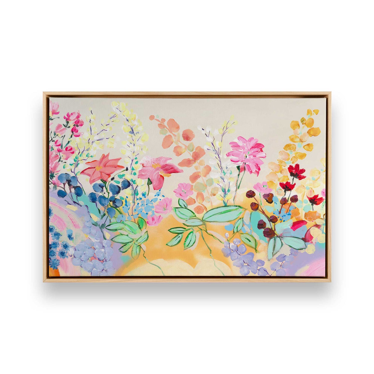 [Color:American Maple], Picture of art in a American Maple frame