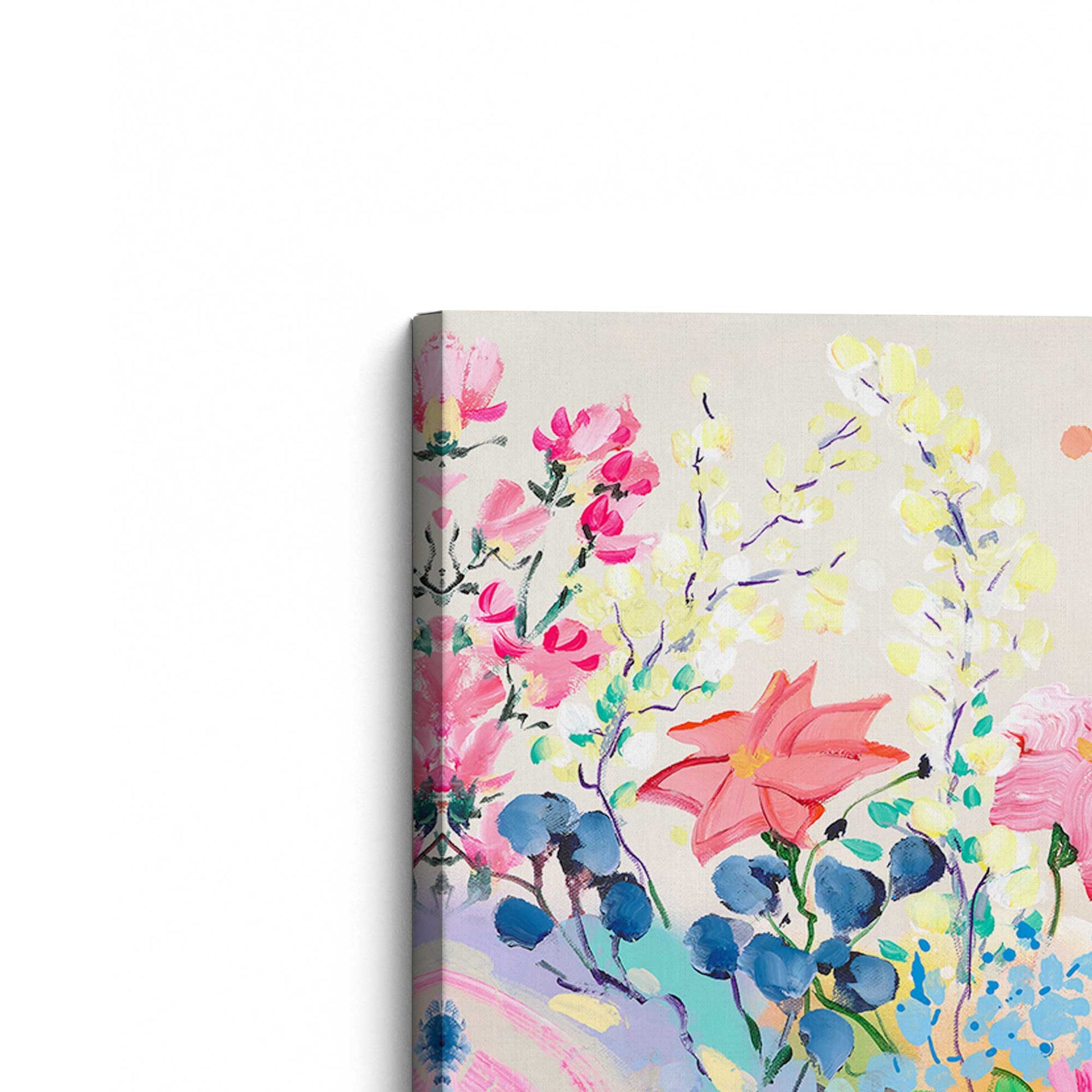 [Color:Stretched Canvas], Picture of the corner of the art