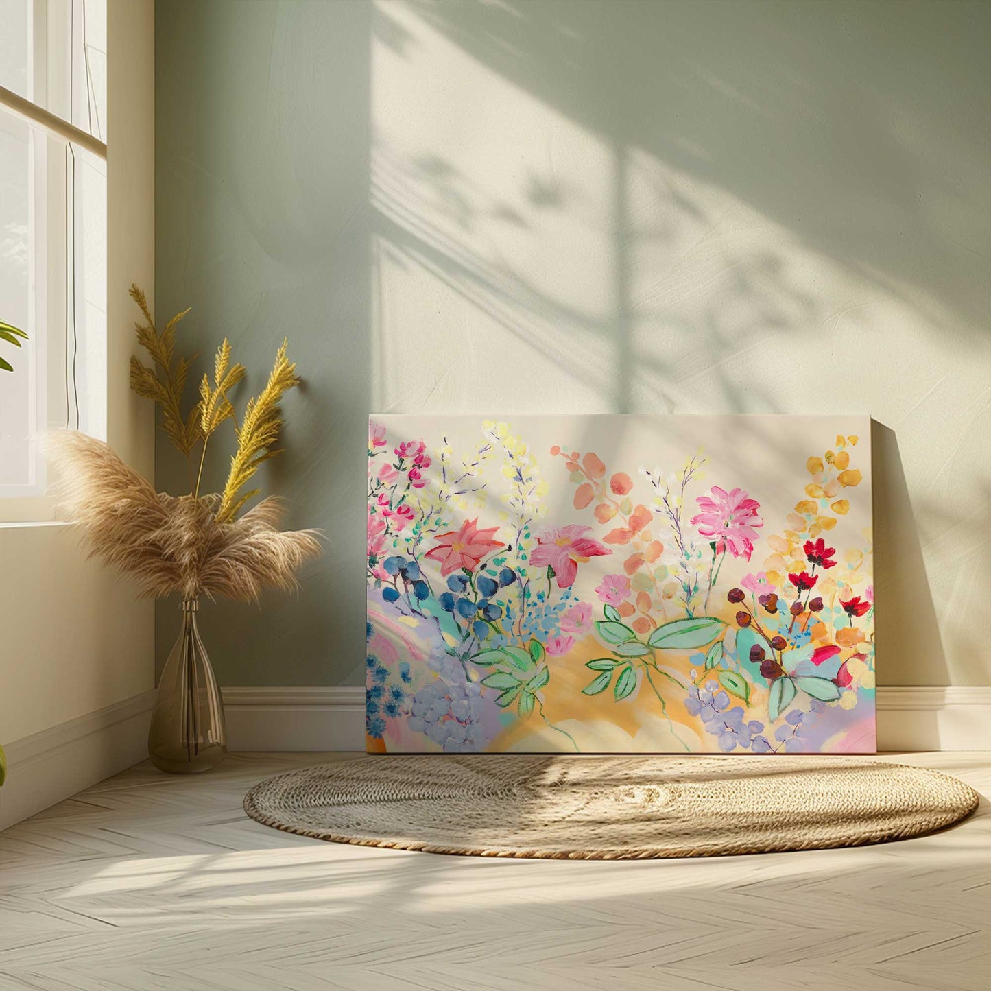 Picture of art in a room