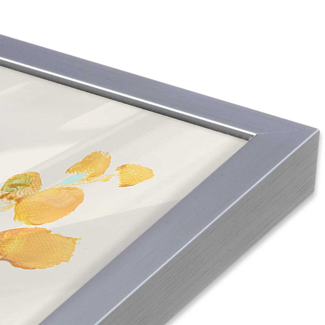[Color:Polished Chrome], Picture of art in a Polished Chrome frame at an angle
