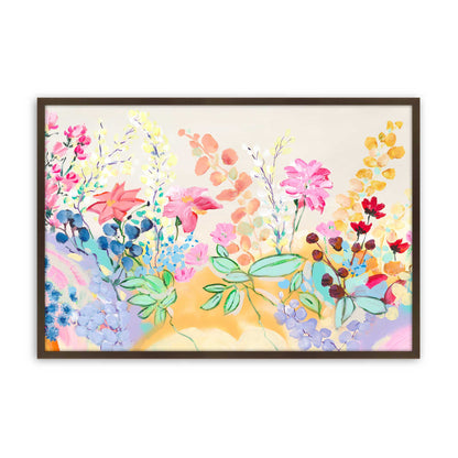 [Color:Brown], Picture of art in a Brown frame