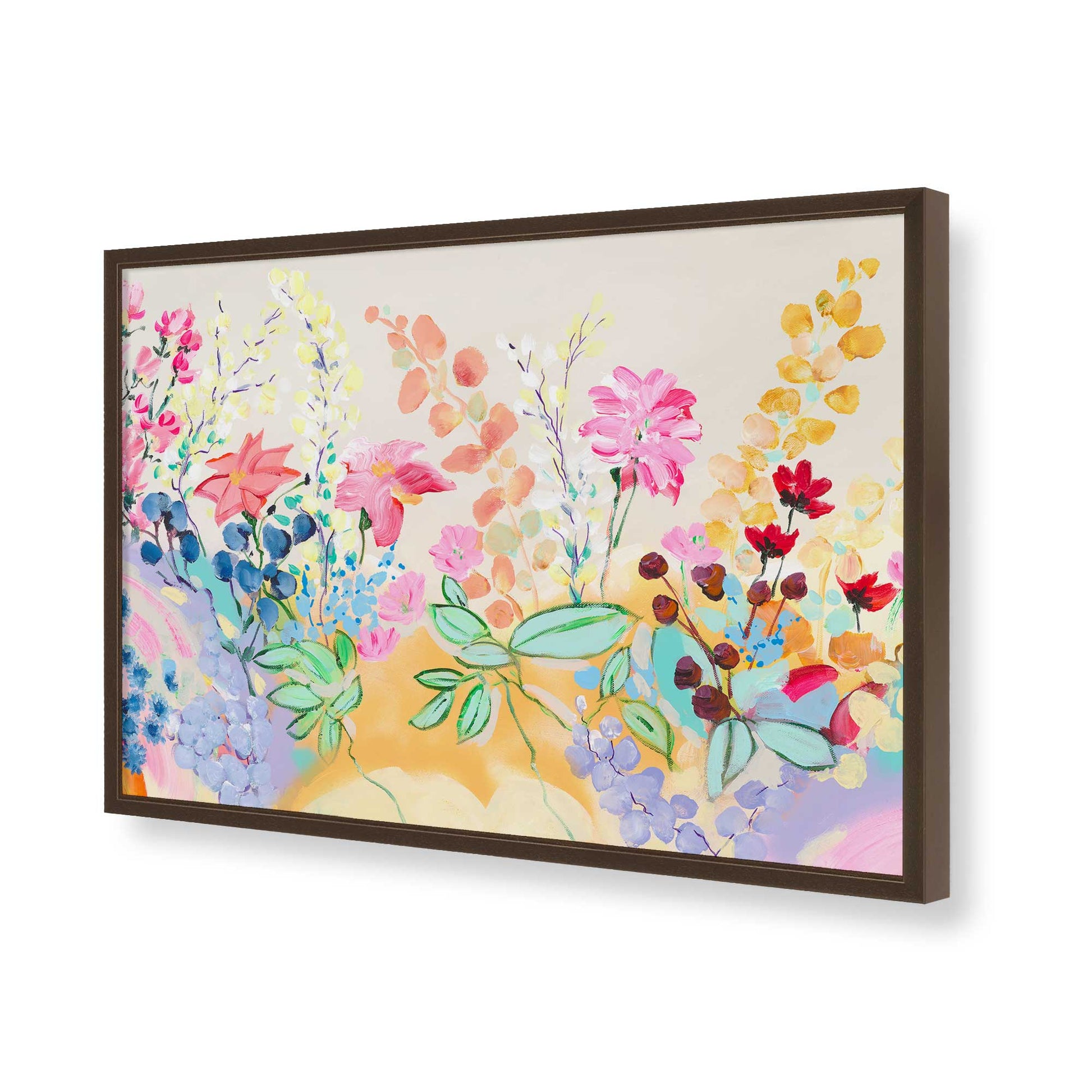 [Color:Belvinder Brown], Picture of art in a Belvinder Brown frame of the corner