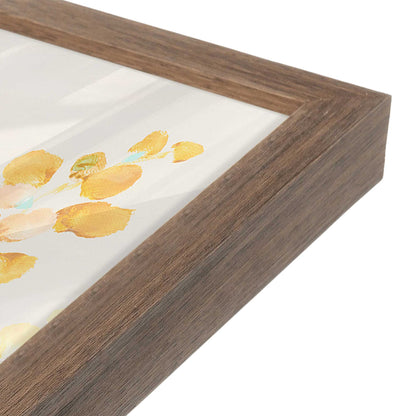 [Color:Walnut], Picture of art in a Walnut frame at an angle