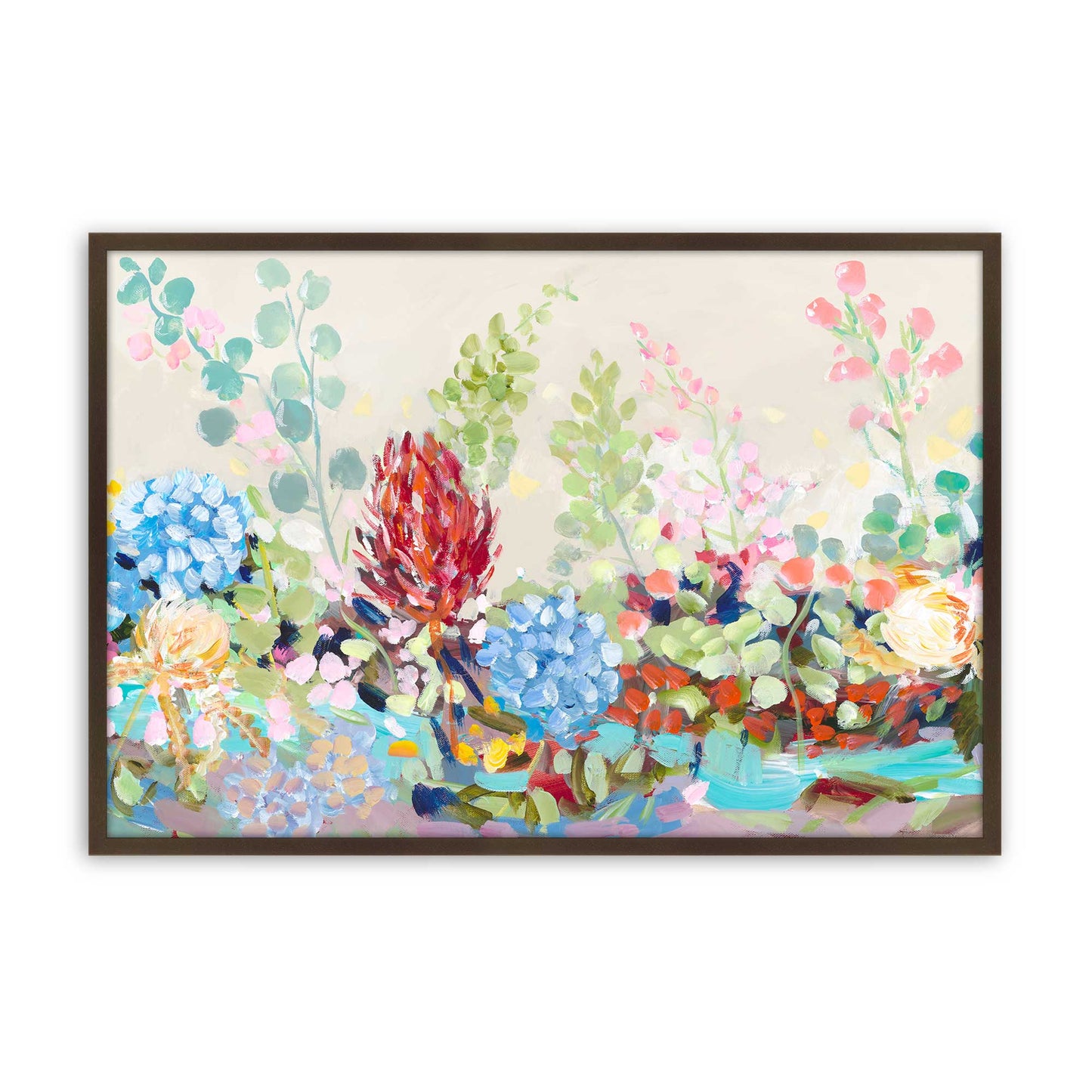 [Color:Belvinder Brown], Picture of art in a Belvinder Brown frame