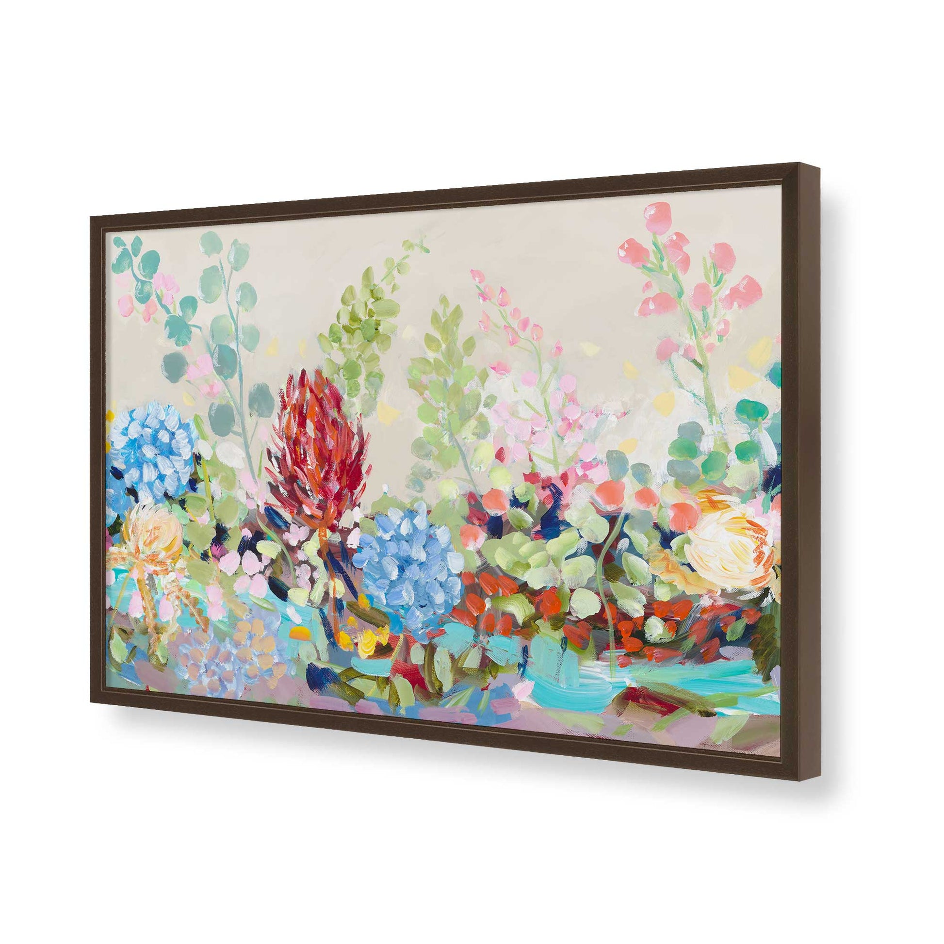 [Color:Belvinder Brown], Picture of art in a Belvinder Brown frame of the corner