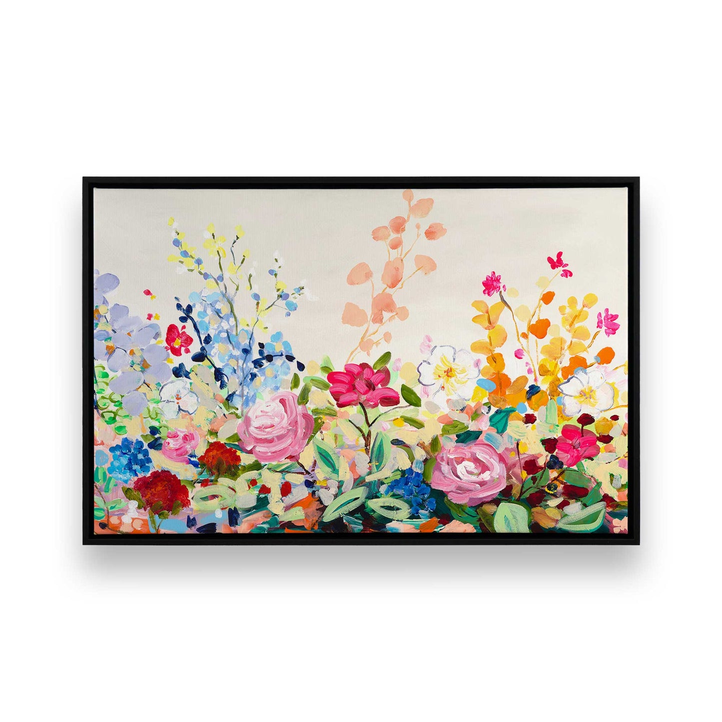 [Color:Satin Black], Picture of art in a Satin Black frame